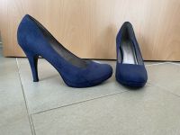 Pumps blau Wildlederoptik Rheinland-Pfalz - Wahlrod Vorschau