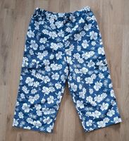 NEU - 3/4 Hose Sommerhose - Hibiskus - blau/weiß - Größe 164 Niedersachsen - Thedinghausen Vorschau