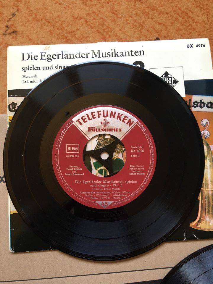 6 Schallplatten Ernst Mosch Die Egerländer Musikanten spielen auf in Oberhausen