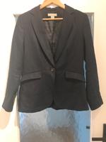 Leinen-Blazer marineblau 40 Hessen - Ober-Mörlen Vorschau