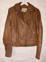Michael Kors Lederjacke Biker Jacke Echtleder Gr. S Farbe: cognac Sachsen - Marienberg Vorschau