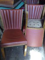 5 Stück DDR LEDER-Wohnzimmer-Stühle Original 50er Jahre Sachsen - Geyer Vorschau