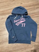 Kapuzen Pullover Superdry M blau rosa Kapuzenpullover Hoodie Nordrhein-Westfalen - Alsdorf Vorschau