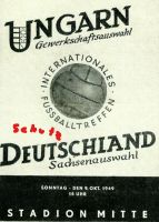 Dynamo Dresden Sachsenauswahl Deutschland -Ungarn 1949 Bild Nordrhein-Westfalen - Hamminkeln Vorschau