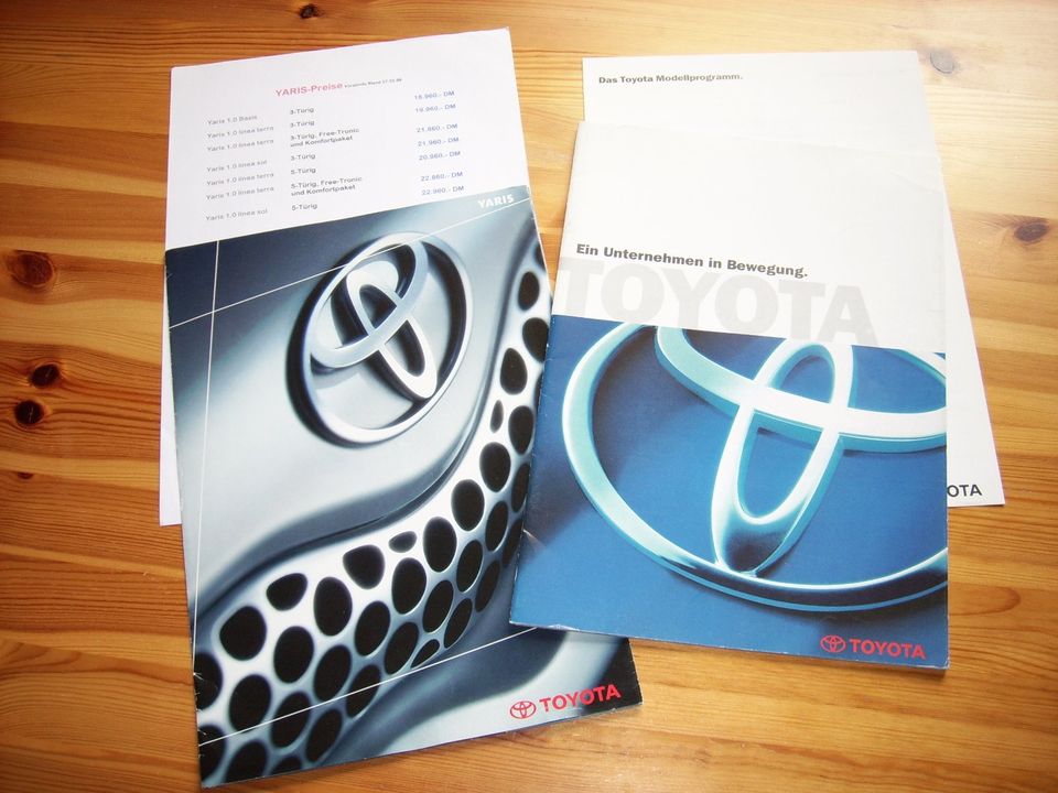 Toyota Yaris, Prospekt/Preisliste, 1999, Sonderprospekt 1999 in Giengen an der Brenz