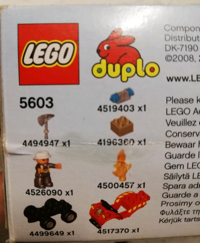 Lego duplo 5603 OVP, vollständig, Feuerwehr Quad in Lippstadt