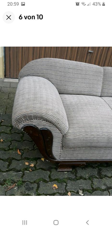 Kanapee sofa federkern 2m in Feuchtwangen