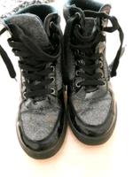 Schöne hohe Sneaker von Arizona Gr.37 Silber/ Glizter/ Schwarz Niedersachsen - Rosdorf Vorschau