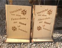 Türsteher Spruchtafel Holzsteher Eingangsschild Holzdeko Bayern - Arrach Vorschau