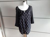 ❤️ Süße schwarz weiße Bluse von Laura Torelli ❤️ Größe 44/46 Hessen - Pfungstadt Vorschau