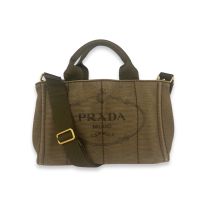 PRADA Handtasche Canvas Tote Bag Canapa Bag Oliv Hessen - Kassel Vorschau