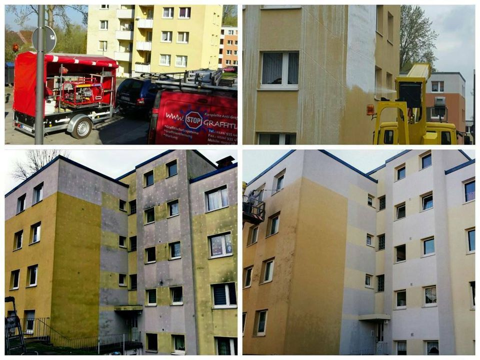 Fassadenreinigung / WDVS Fassade reinigen und Fassadenschutz in Bergisch Gladbach