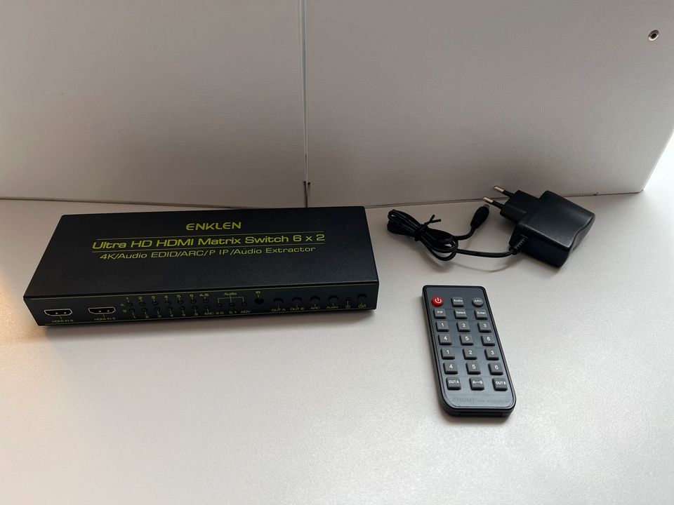 Enklen Ultra HDMI 4k Matrix Switch 6x2 in Alsdorf