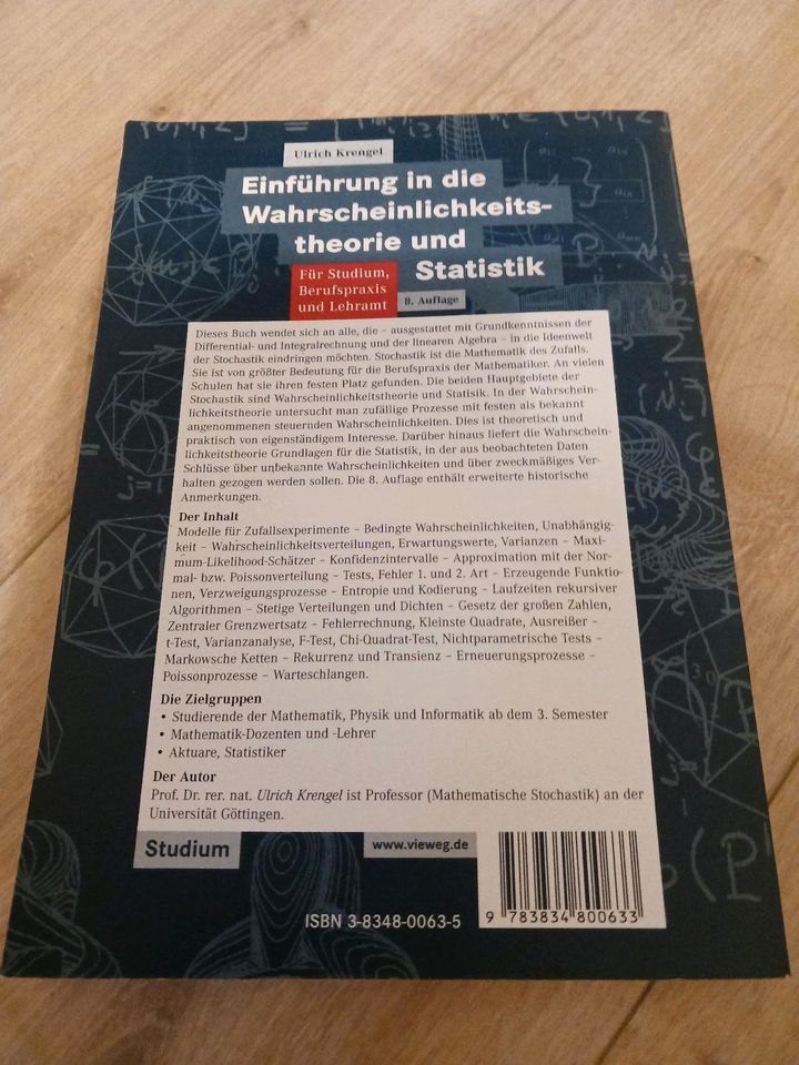 Einführung in die Wahrscheinlichkeitstheorie und Statistik - Kren in Königsbach-Stein 