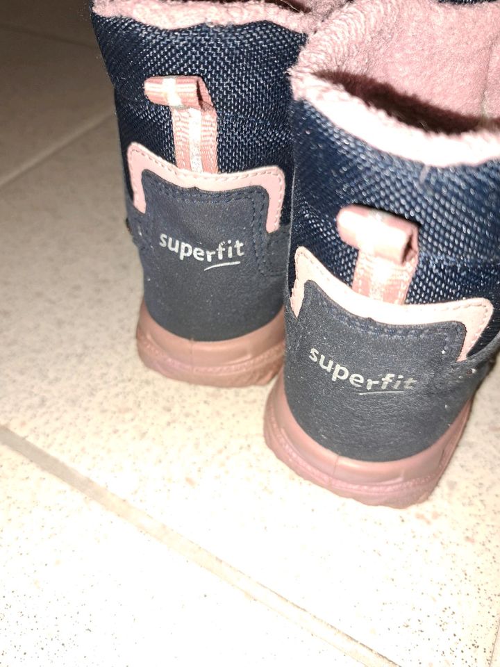 Winterstiefel Superfit 26 Klett-Boots blau/rosa in Burgkunstadt