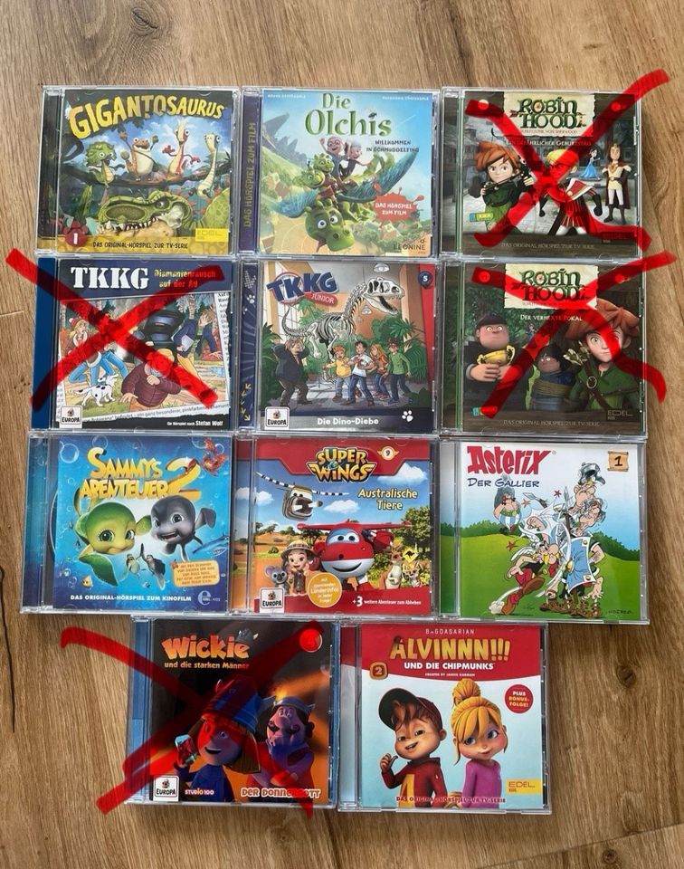 CD‘s TKKG, Olchis, Superwings, Alvin, Asterix etc in Donauwörth