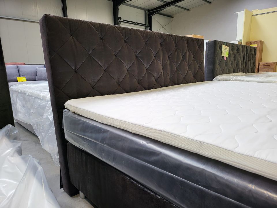 ⭐180x200 Boxspringbett mit TFK-Matratzen - Bett mit Topper ● D&D Möbel⭐ in Arnsberg