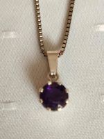 Sambia Amethyst Anhänger Silber Berlin - Charlottenburg Vorschau