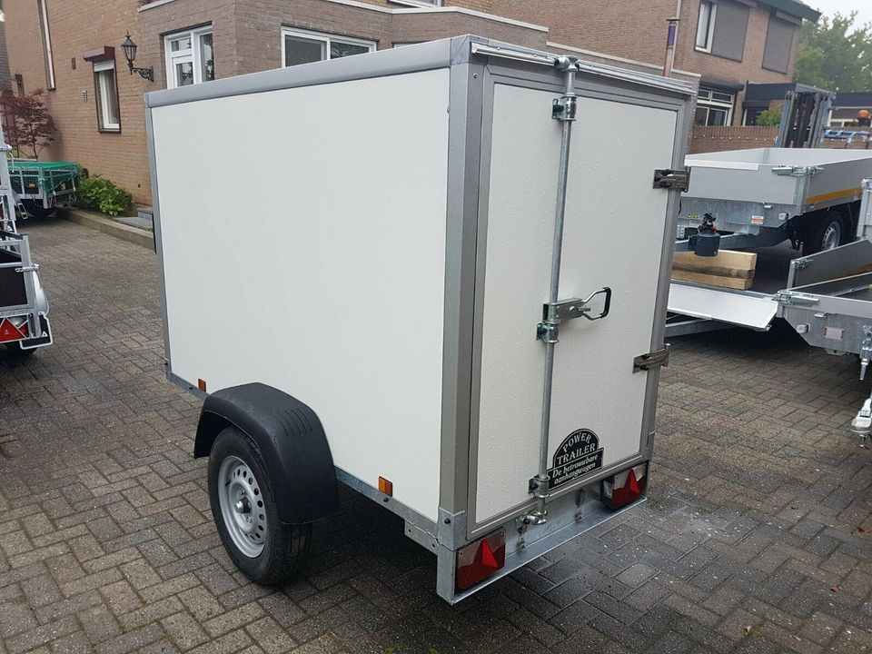 Kofferanhänger 200x100x125 mit Hecktür- 750KG ungebremst NEU in Gangelt