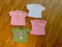 4 T-Shirts 62\68 weis rosa grün Prinzessin Schmetterling Bayern - Bergrheinfeld Vorschau