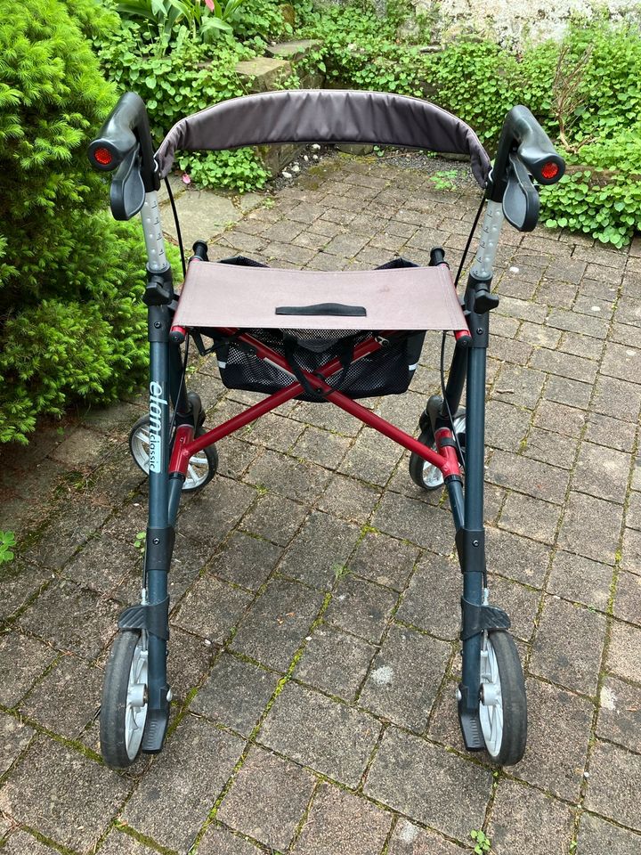 Russka Rollator Elan Classic anthrazit/dunkelrot in Bonn