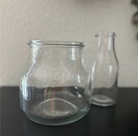 Zwei Vasen aus Klarglas, Niedersachsen - Cloppenburg Vorschau