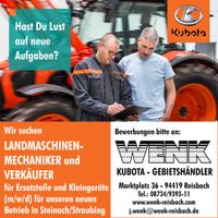 Landmaschinenmechaniker (m/w/d) für Steinach gesucht Bayern - Reisbach Vorschau