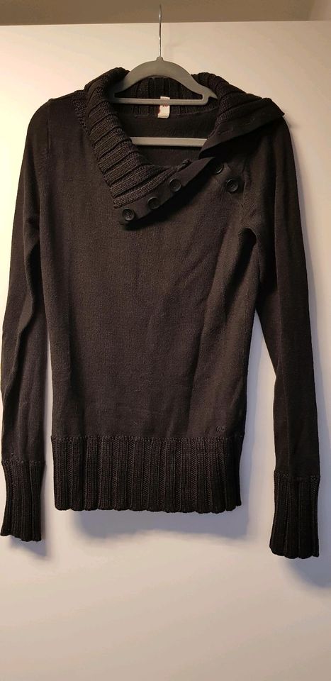 QS by s.Oliver Damen Pullover, Gr. XS/34, schwarz in Brensbach