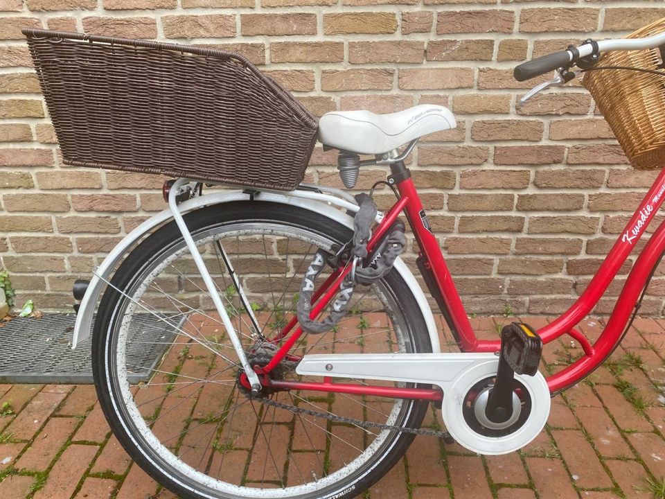 Damen Fahrrad Kwadie 28 Zoll Citybike mit zwei abnehmbaren Körben in Hövelhof