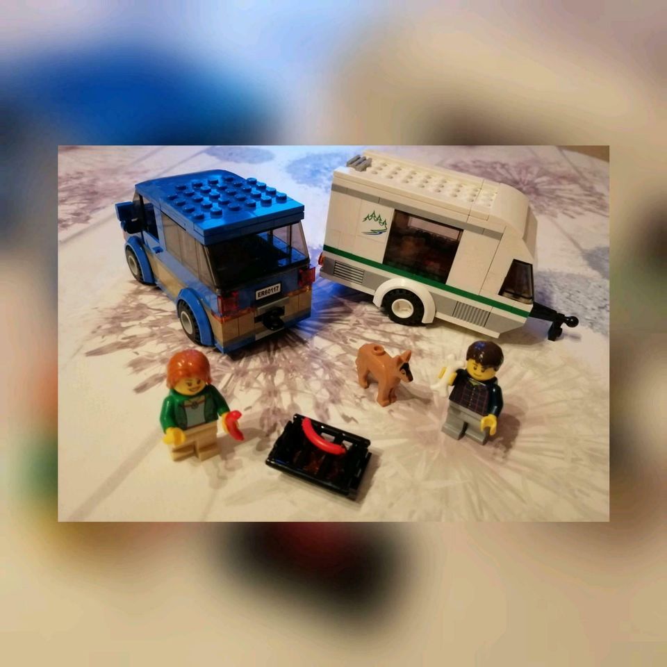 LEGO City • Van mit Wohnwagen • Top Zustand • inkl. Versand in Brachttal