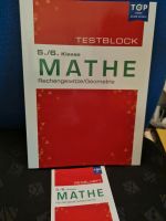 Testblock Mathe Rechengesetze Geometrie 5/6 Klasse + Regelheft Schleswig-Holstein - Groß Vollstedt Vorschau