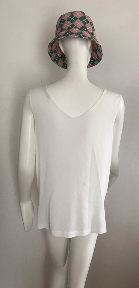 Fabiana Filippi Top Shirt Bluse Seidenmix Monili-Perlen NP279€ in Bad Rappenau