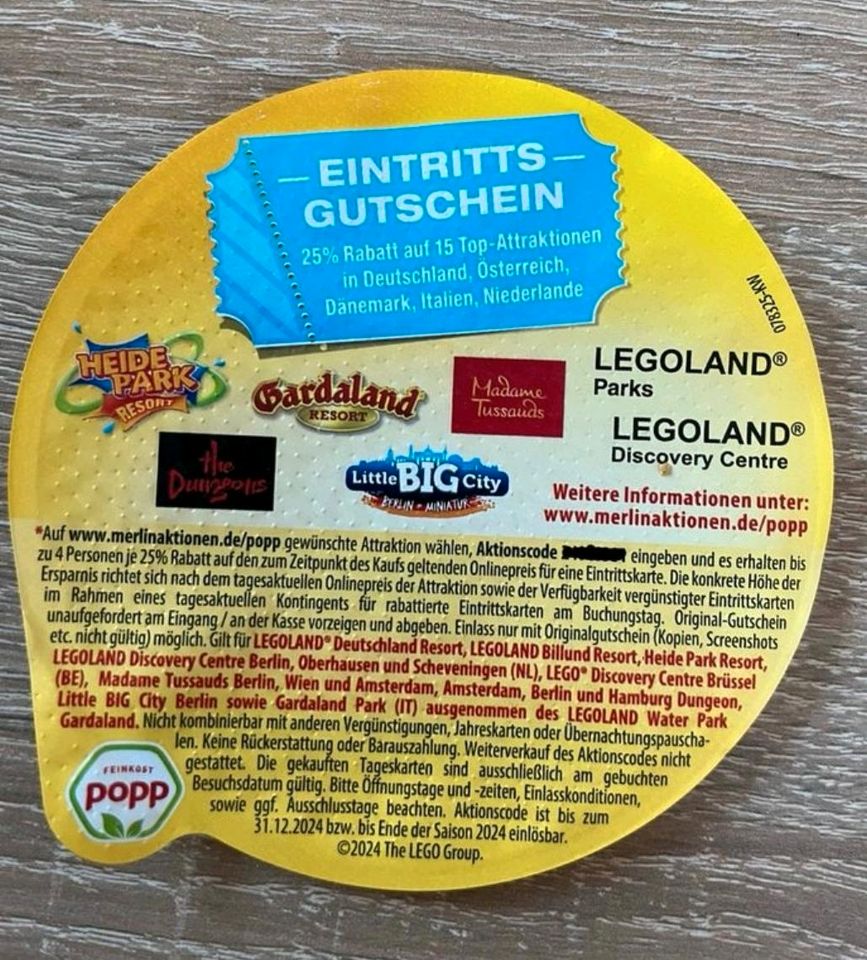 25 % Rabattcoupon Legoland, Heidepark, Madame Tussauds in Illerkirchberg