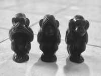 Drei Affen Hören Sehen Schweigen Deko Afrika Bayern - Bastheim Vorschau