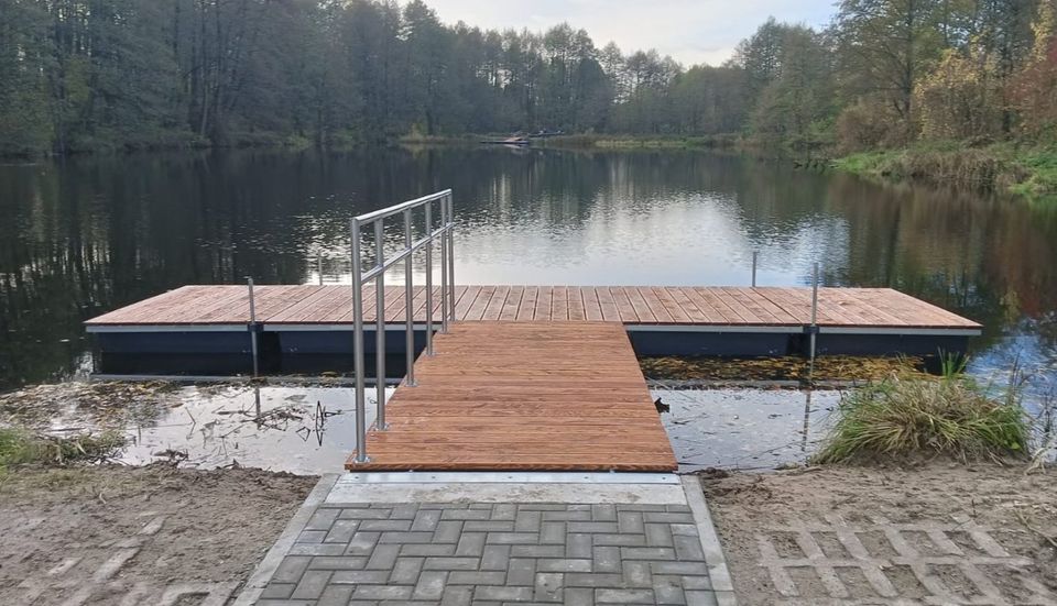 28m2 Steganlage, schwimmender Steg, Ponton, Floss in Dessau