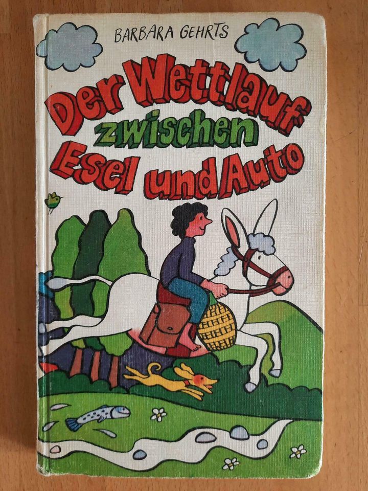 Barbara Gehrts Der Wettlauf zwischen Esel und Auto DDR Kinderbuch in Dresden