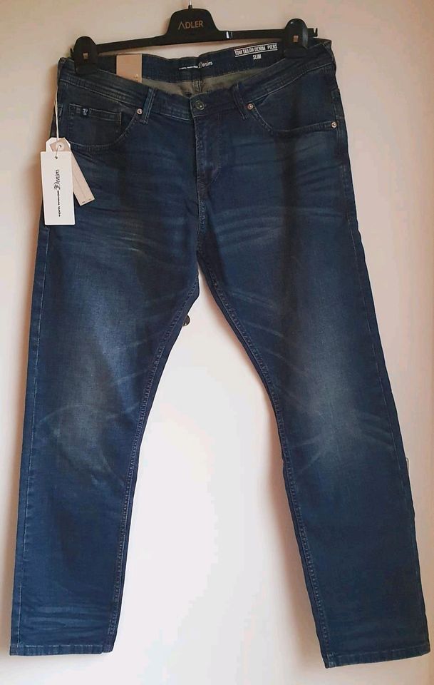 HERREN JEANS VON "TOM TAILOR" GR. 36/32 DUNKELBLAU NEU in Eschweiler