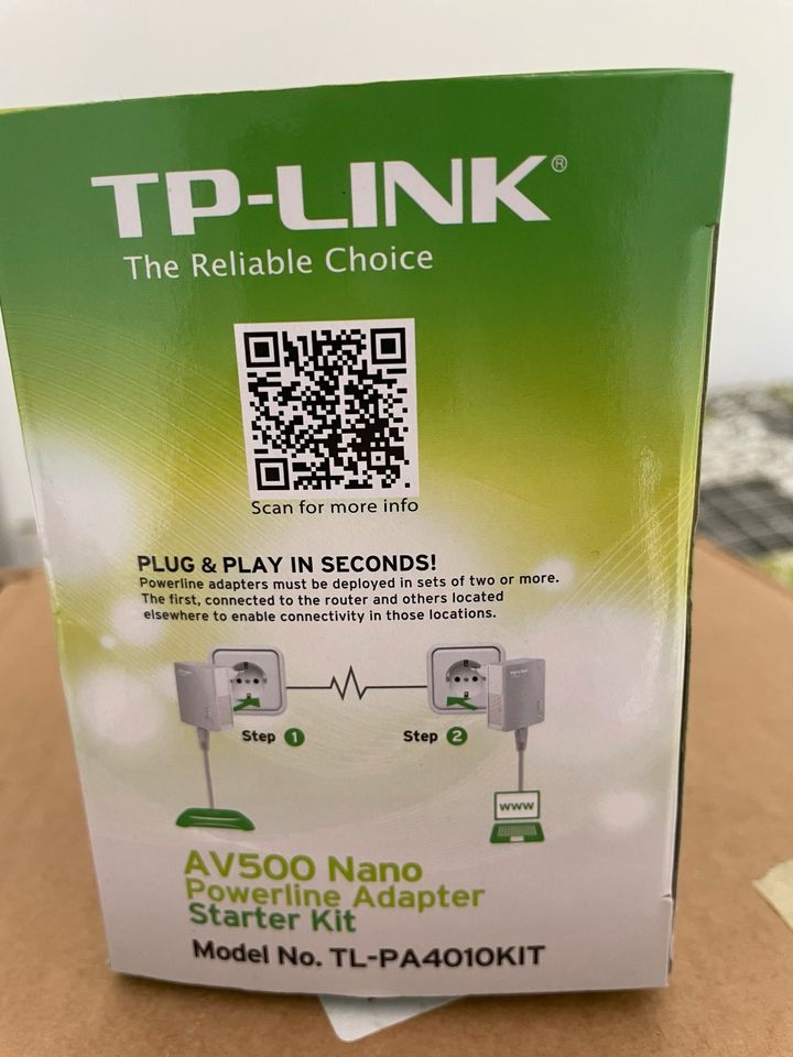 TP-Link AV500 Nano Powerline Adapter in Hespe