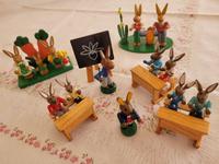 alte Hasenschule Erzgebirge DDR + andere Osterhasen Osterdeko Bayern - Haßfurt Vorschau