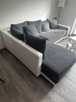 Couch mit Schlaffunktion und Bettkasten inkl. Kissen Niedersachsen - Schortens Vorschau