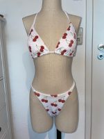 Bikini Set weiß mit Kirschen String Größe M Sachsen - Delitzsch Vorschau