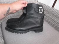Schwarze Lederstiefeletten von Zara Gr. 40 neuwertig Bayern - Röslau Vorschau