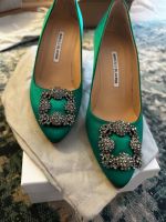 Manolo Blahnik Hangisi High Heels Emerald 37,5 70 Hamburg-Mitte - Finkenwerder Vorschau