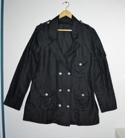 Schwarze Glanzjacke Steampunk Trenchcoat Handmade Unikat 40 42 Thüringen - Mühlhausen Vorschau