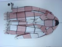 Rich & Royal offene Jacke Wolljacke mit Fransen Gr. XL rosa karie Kiel - Russee-Hammer Vorschau