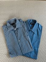 2 Hemden 44/45 XL Hugo Boss Business blau neuwertig Nordrhein-Westfalen - Bedburg-Hau Vorschau