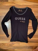 GUESS Damen Longsleeve Pulli Shirt Strass schwarz S NEU Hessen - Rodgau Vorschau