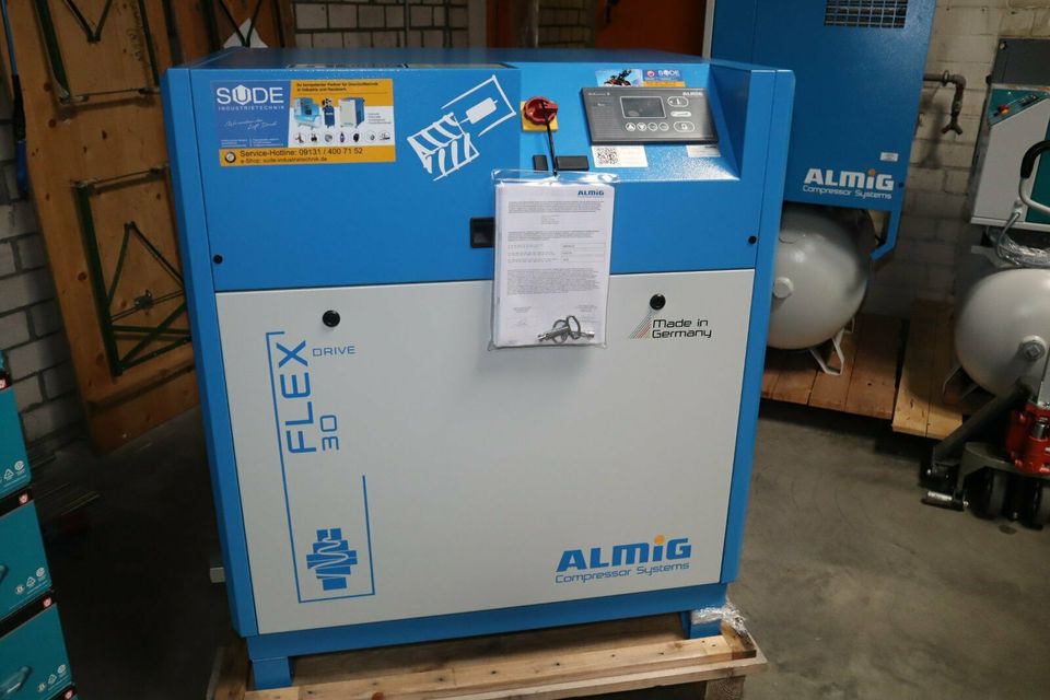 variabler 30 kW Schraubenkompressor ALMIG FLEX 30 in Erlangen