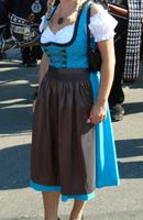 blaues Dirndl Gr. 40 Sachsen - Lohsa Vorschau