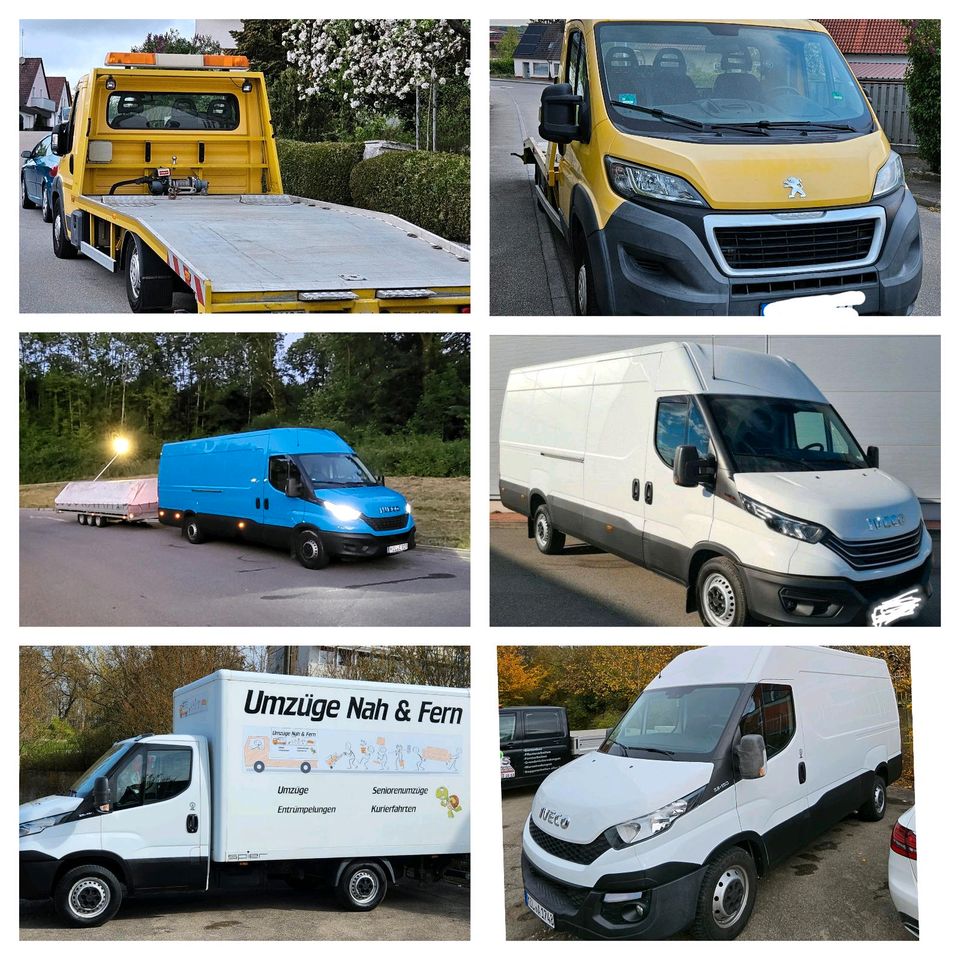 SPRINTER / LKW / IVECO / TRANSIT / Abschlepper MIETEN 3,5 t ANHÄNGERKUPPLUNG ab 68,- € / Tag in Fremdingen